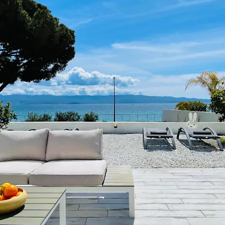 Villa Bianca, Vue Mer Et Proche Plage A Ajaccio Barbicaja ! *